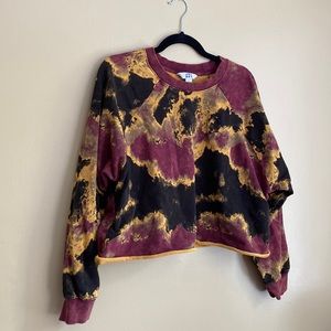 Target - Joy Lab - acid wash terry crop sweatshirt matching bottoms also listed